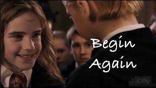 Begin Again - Ron/Hermione/Draco