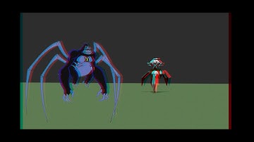 Walking spider monkey | Animation |blender software