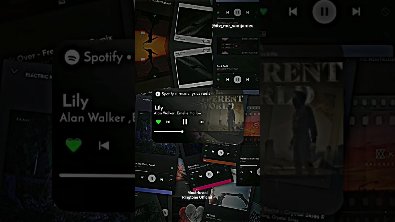 Alan Walker, K-391 & Emelie Hollow - Lily (Lyrics)/