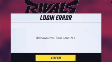 Marvel Rivals Login Error - Unknown Error - Error Code 211