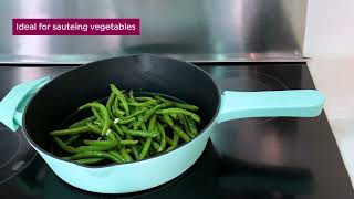 Kitchen HQ 4.5Quart Cast Iron Nonstick Fryer