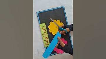 #Shorts Addition Machine Math project for class 1/Easy math project/Math working model