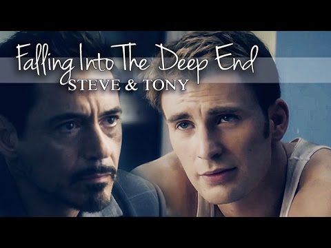 Steve & Tony | Falling Into The Deep End **Post-Civil War AU**
