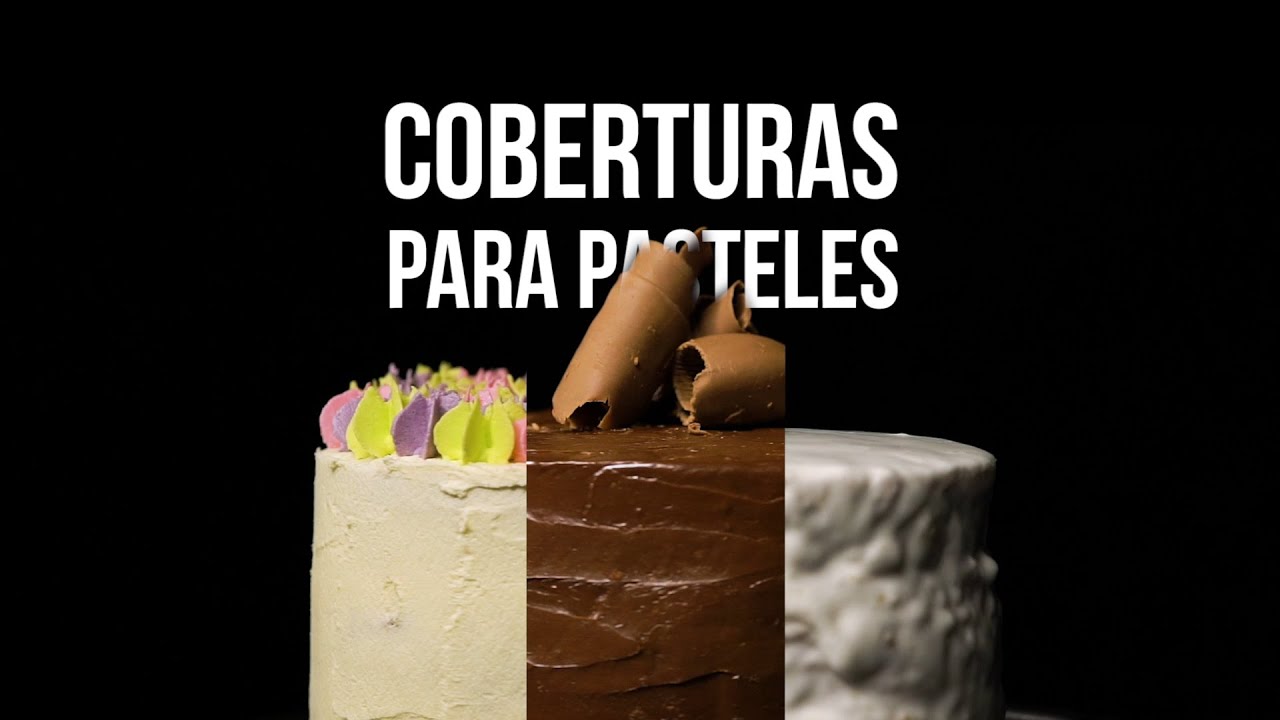 COBERTURAS para PASTELES! - YouTube