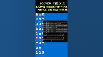 X101 (.X101) ransomware virus #shorts #trending #x101