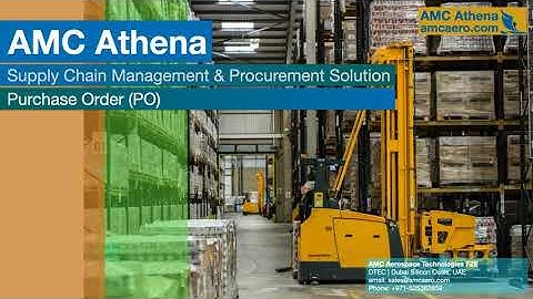 AMC Athena Supply Chain Management, Managing Purchase Orders Training Video