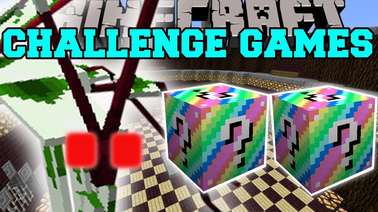 Minecraft: RAINBOW Lucky Block MARIO CHALLENGE! 