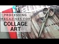 Collecting, Sorting, and Storing Magazine Cut Outs for Collage Art | My Entire Process