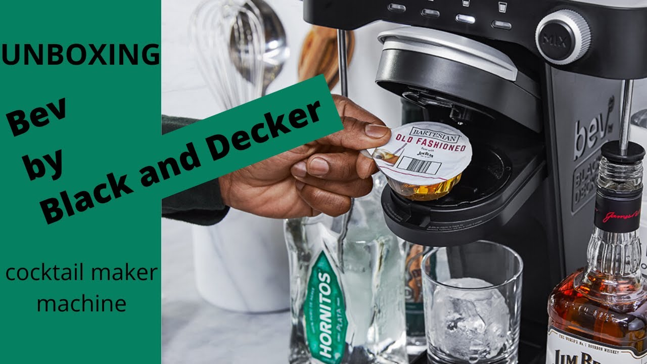 The new Bev by Black & Decker cocktail machine! #bev #blackanddecker #, Machine