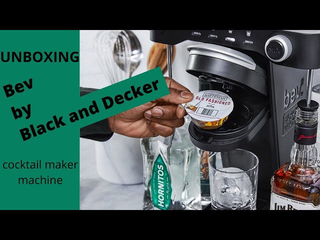 BEV Cocktail Maker Machine by Black + Decker -- DEMO & REVIEW