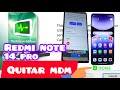Xiaomi Redmi Note 14 Pro 5G Eliminar MDM Frp Bypass Nuevo Método 2026 