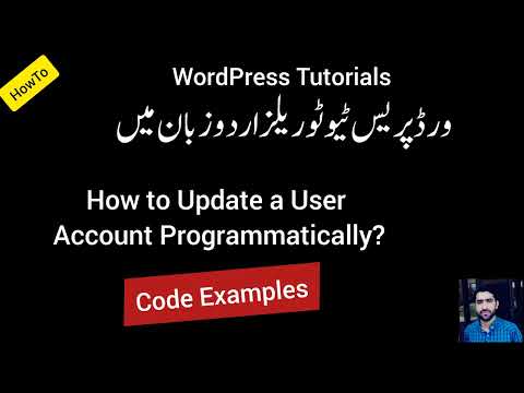 How to Update User Account Programmatically in WordPress? Code Examples | CODOPLEX