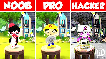 NOOB vs PRO vs HACKER - Tag with Ryan Robot Builder Ryan |android ios gameplay 1080p 60fps landscape