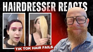 Hairdresser Reacts to Hair Fails from TikTok \u0026 Instagram.