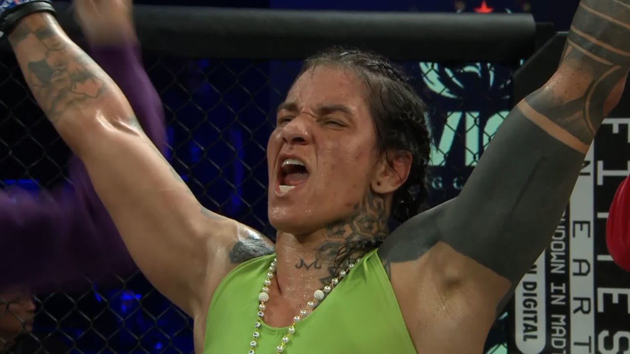 Invicta FC 60: Mayra Cantuaria Celebrates Win