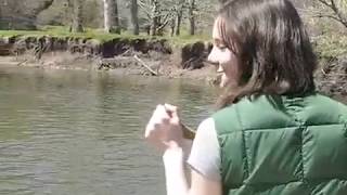 20090424 Canoe Irondequoit Creek w/ Jenelle