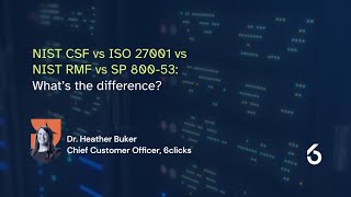6clicks expert guide - NIST CSF vs ISO 27001 vs NIST RMF