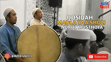 New Qosidah - Maula Yaa Sholli Wasalim (LIRIK) Majlis Nurul Musthofa