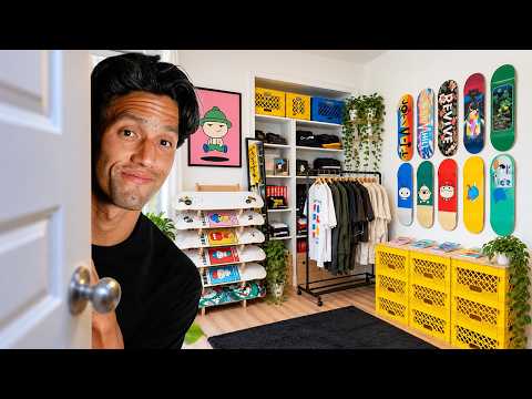Turning My Bedroom Into a Skateshop!