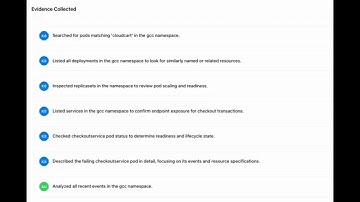 Explainability in Ciroos AI SRE Teammate
