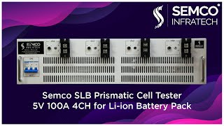 SLB Prismatic Cell tester SLB 5V 100A 4CH for Li-ion Prismatic cell tester  machine screenshot 4