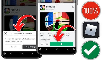 Fix Roblox "Content Not Accessible" Error || Can