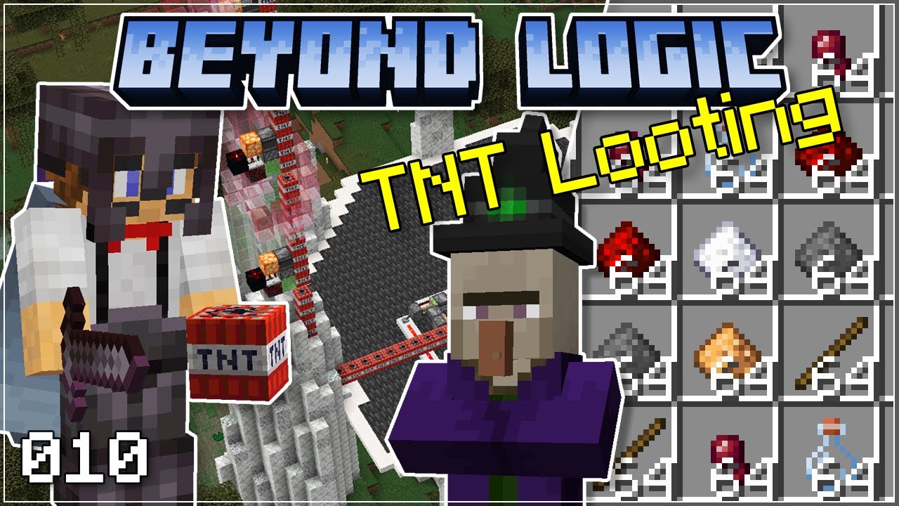 TNT Looting Witch Farm! - Beyond Logic 2: #10 - Minecraft 1.18 Let's Play Survival