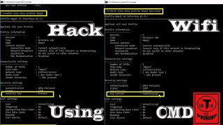 How to hack wifi password using Command prompt Cmd