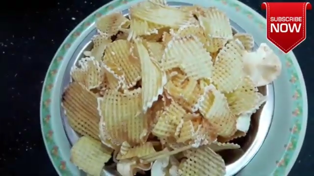 fresh potato chips - YouTube