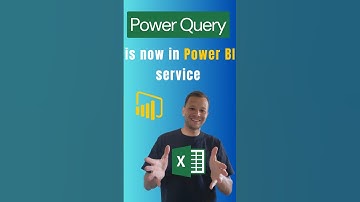 Power Query is now in Power BI Service #powerbi #powerbitutorial