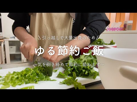 [Easy money saving meals] I spent too much money so I started living frugally [living with two pe...