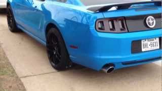 2013 Mustang Black AMR Wheels 20' Staggered