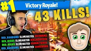 OUR HIGHEST RECORD KILL DUOS WINS! (43 KILLS!) ft. Randumb