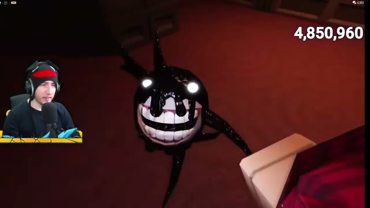 KreekCraft Getting Trolled by the Roblox Doors Devs for 3 Minutes