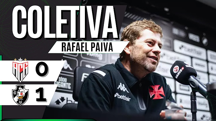 COLETIVA DE RAFAEL PAIVA AO VIVO | PÓS-JOGO ATLÉTICO-GO X VASCO | 17ª RODADA DO BRASILEIRÃO 2024