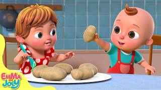 one potato two potatoes fun nursery rhymes kids emma joey