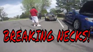 Rustina goes to a car meet!