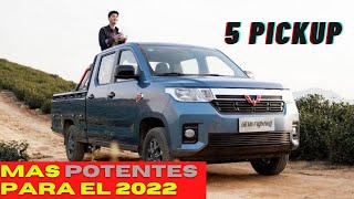 Las mejores y mas potentes Pick-up para el 2022