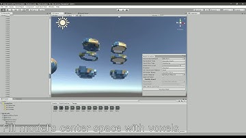 Mesh Voxelizer v2.1 Demo - Separate Voxels