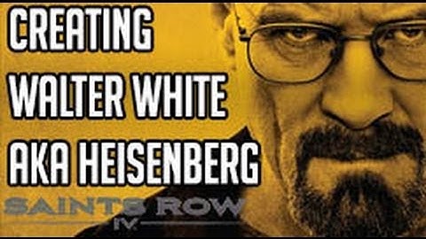 Saints row IV - creating breaking bad