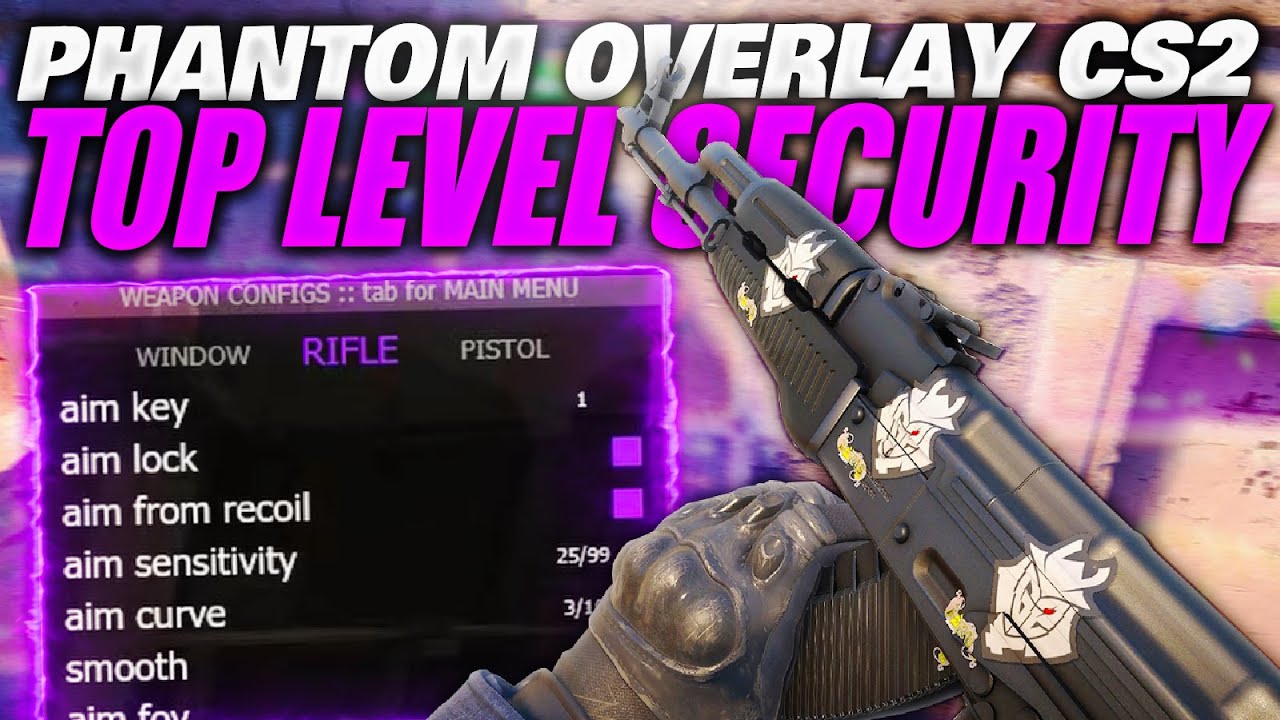 Как выглядят читы для CS2, ориентированные на безопасность? (Презентация Phantom Overlay)