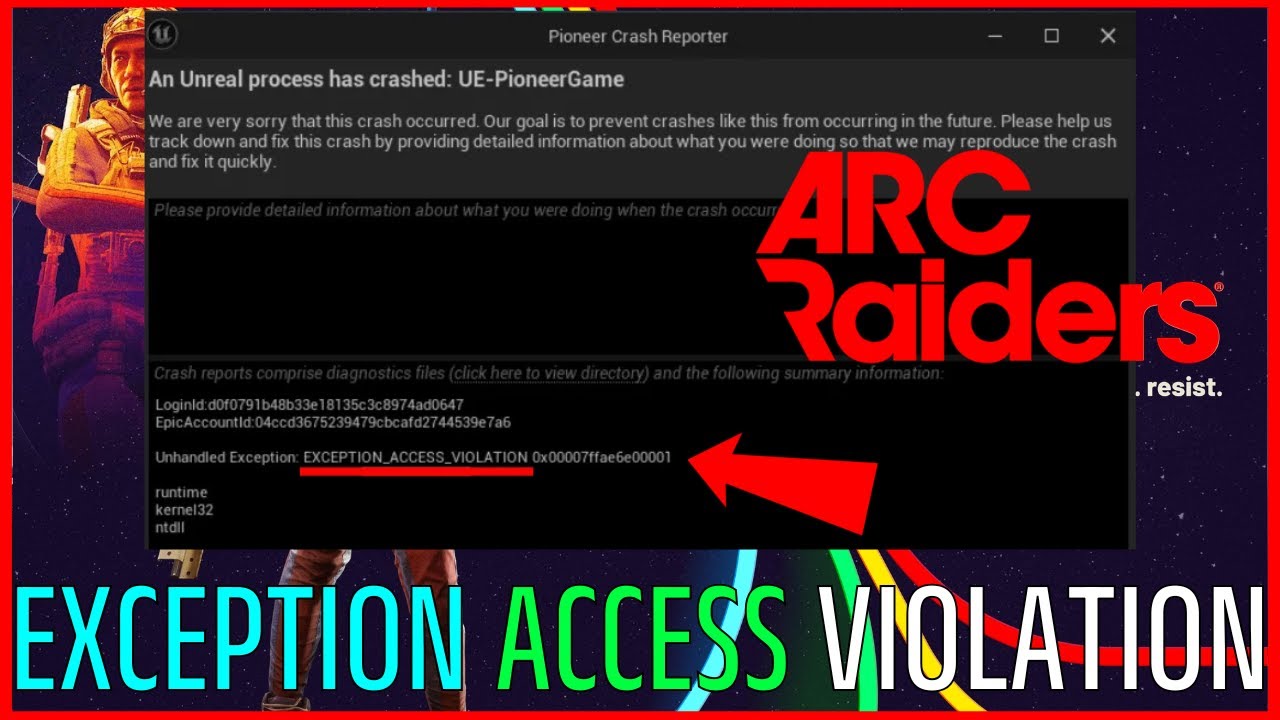 How to FIX ARC Raiders Exception Access Violation - YouTube