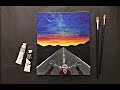 Canvas Painting Tutorial for beginners (Road Trip by Paintastic Arts)