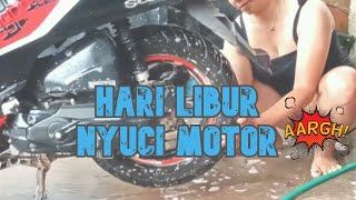 nyuci motor di saat ngak mancing ikan -  fishing ya mancing