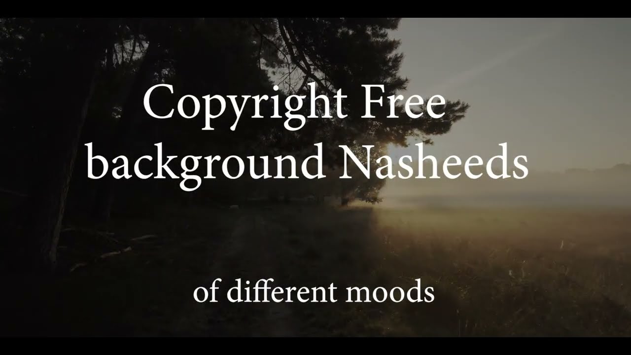 Intro of tones and visuals | Background Nasheed Channel for content creators