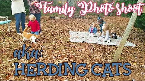 Family Photo Shoot | Vlogmas day 2 | Virginia Goga...