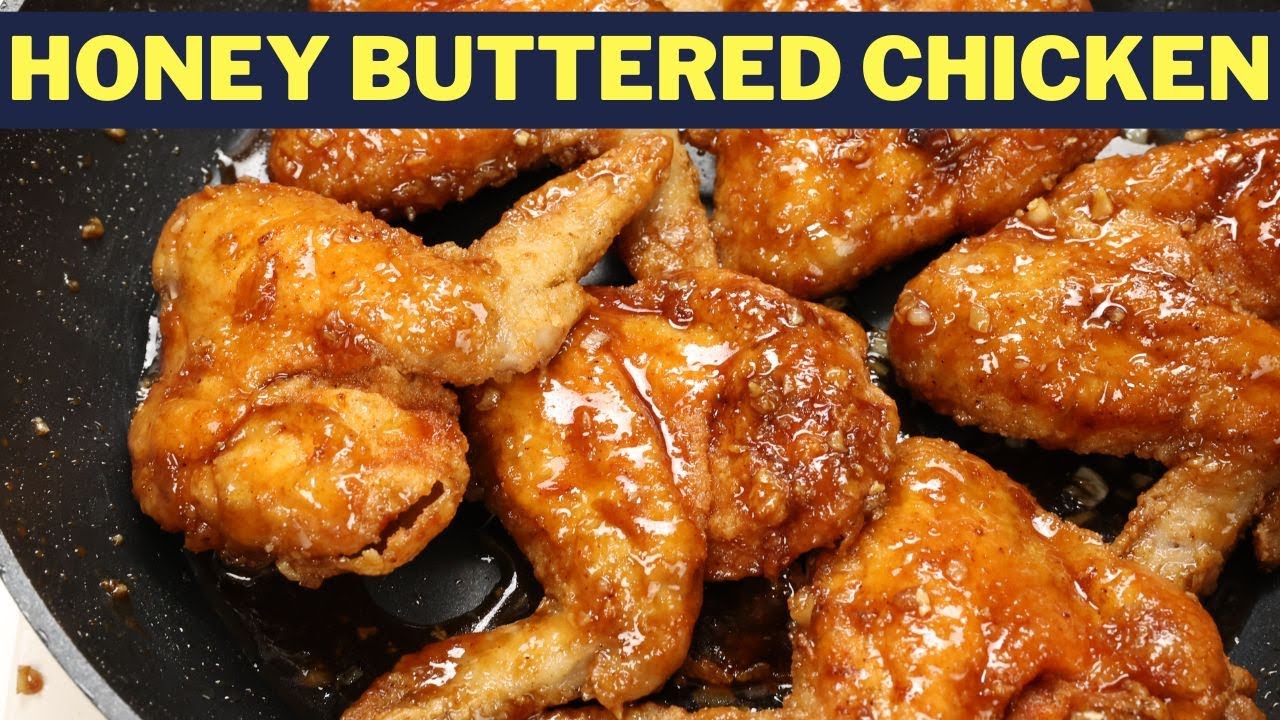 Honey Butter Chicken Wings Recipe - YouTube