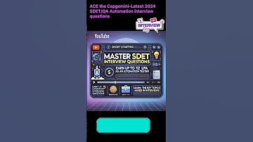 2024-Capgemini-Interview Questions asked for QA JAVA|SDET/QA Automation #qaautomation #tester