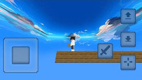 Skywars gamplay with new touch controls (Mcpe) (cubecraft)