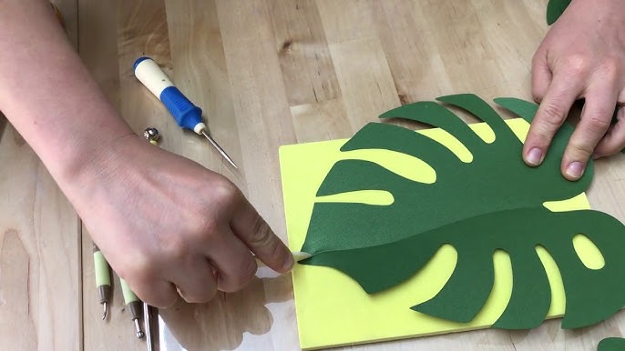 DIY - PICCOLE PIANTINE FINTE DI MONSTERA - IDEA DI RICICLO - MINIATURE  MONSTERA PLANT - TUTORIAL 